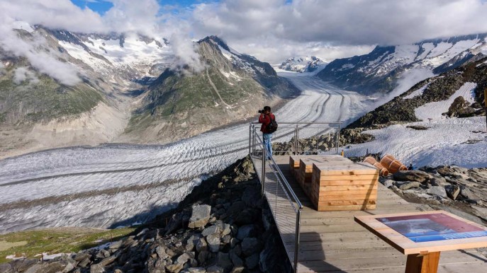 Ora si può fare il giro intorno al ghiacciaio più grande delle Alpi