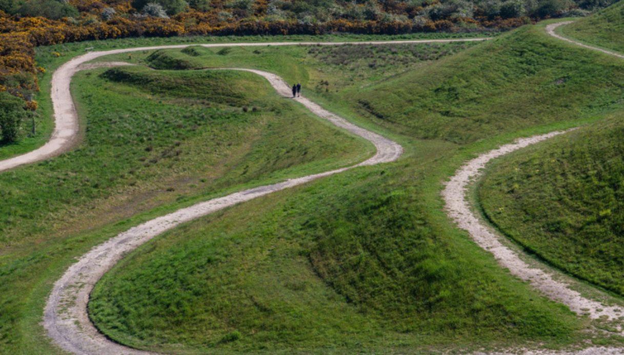 Sentieri lungo le valle del Northumberland in Inghilterra, lungo il Great North Trail