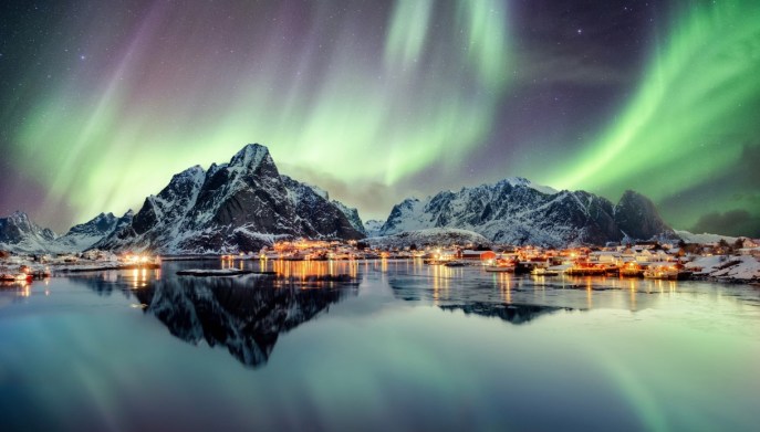 Aurora boreale Norvegia