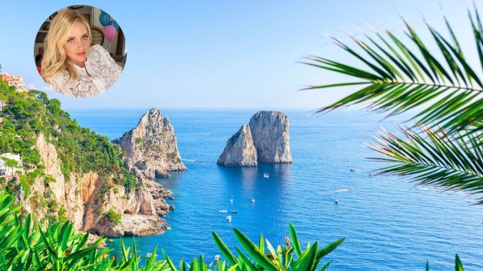 Chiara Ferragni a Capri: l’hotel che la ospita e i luoghi visitati