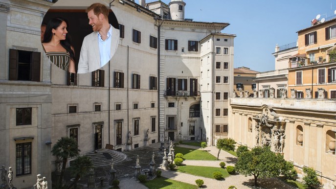 L’hotel extralusso in cui Harry e Meghan hanno alloggiato a Roma