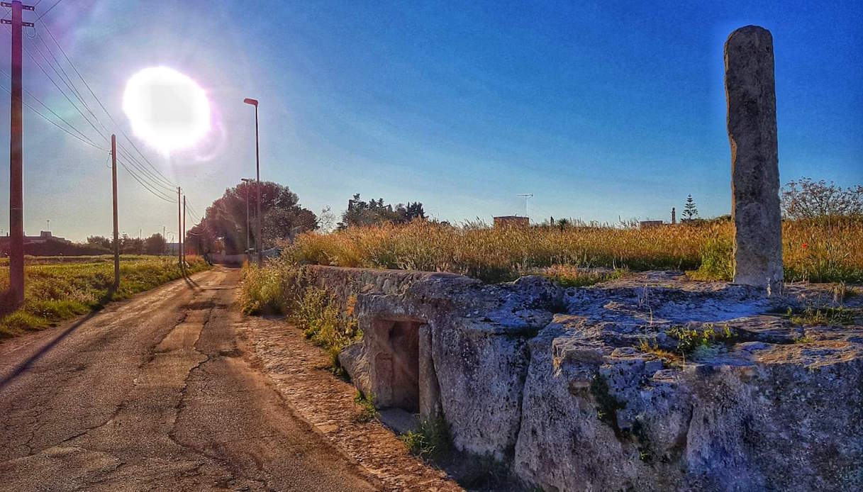 Uno dei menhir di Giurdignano