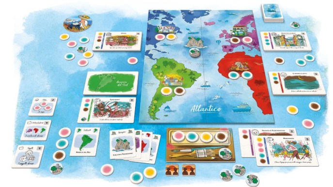 Atlantico, il gioco da tavola di Marco Mengoni è un bellissimo viaggio alla scoperta del mondo