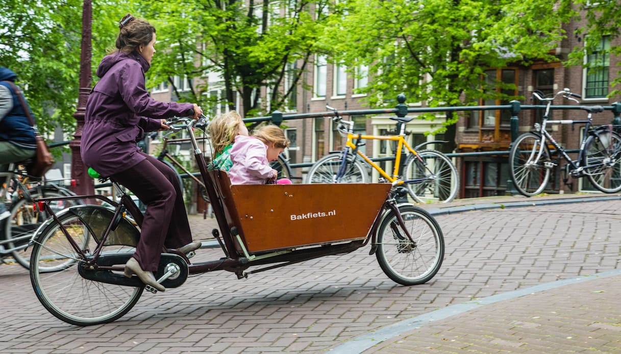 bicicletta bimbi amsterdam