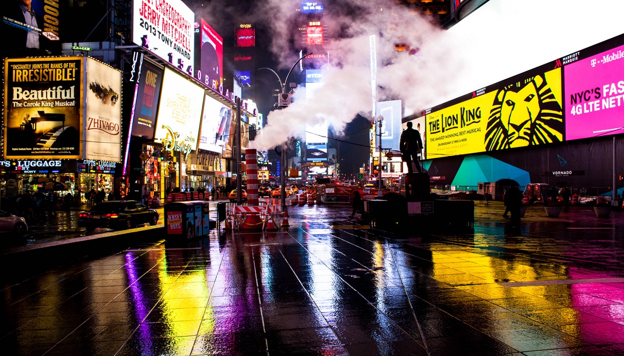 Il Centro Degli Spettacoli Di New York