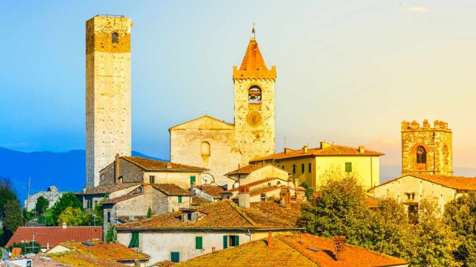 La bellezza dei borghi e delle colline del Montalbano in Toscana