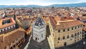 Il panorama di Pistoia dall'alto