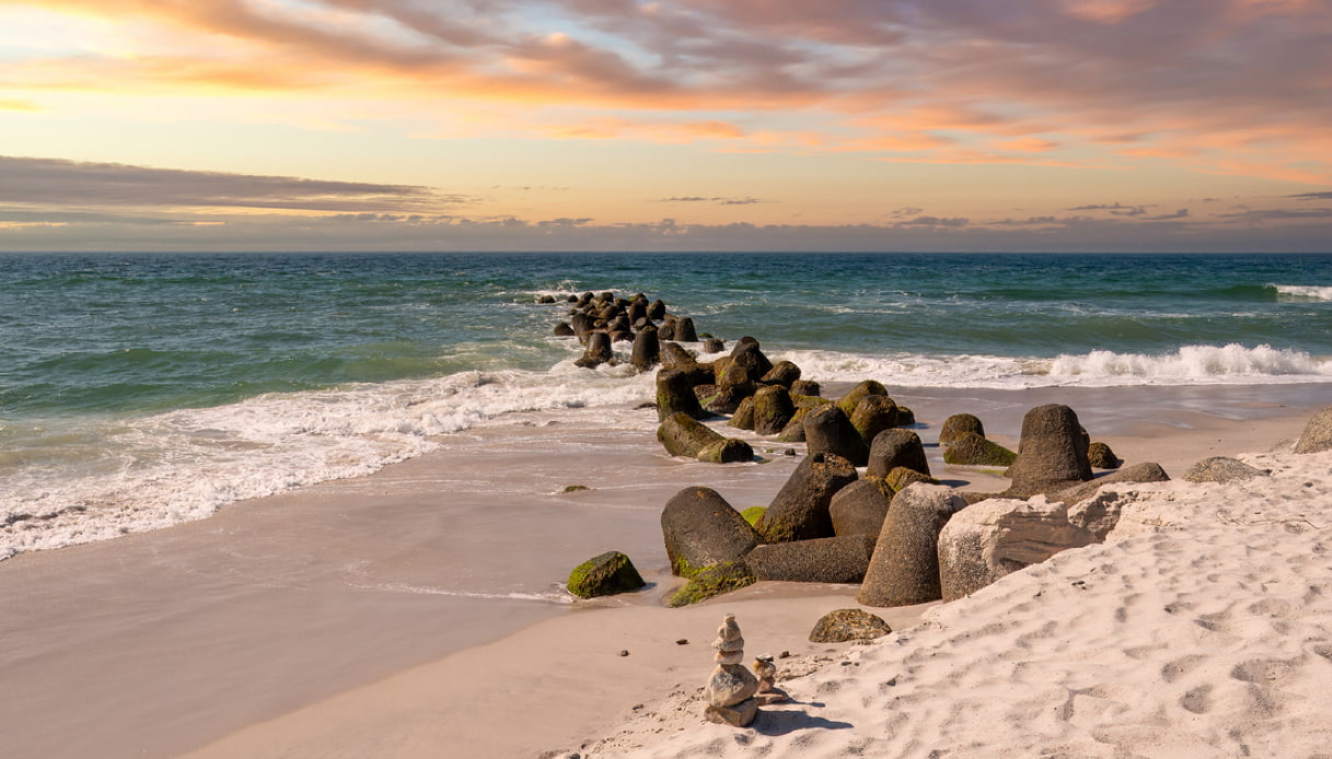 Il mare sull'Isola di Sylt