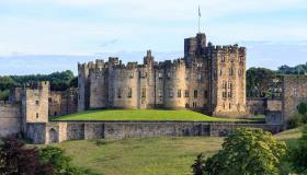 Il castello di Alnwick dove è stata ambientata la saga di “Harry Potter”