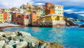 Boccadasse spiaggia vicino al centro di Genova