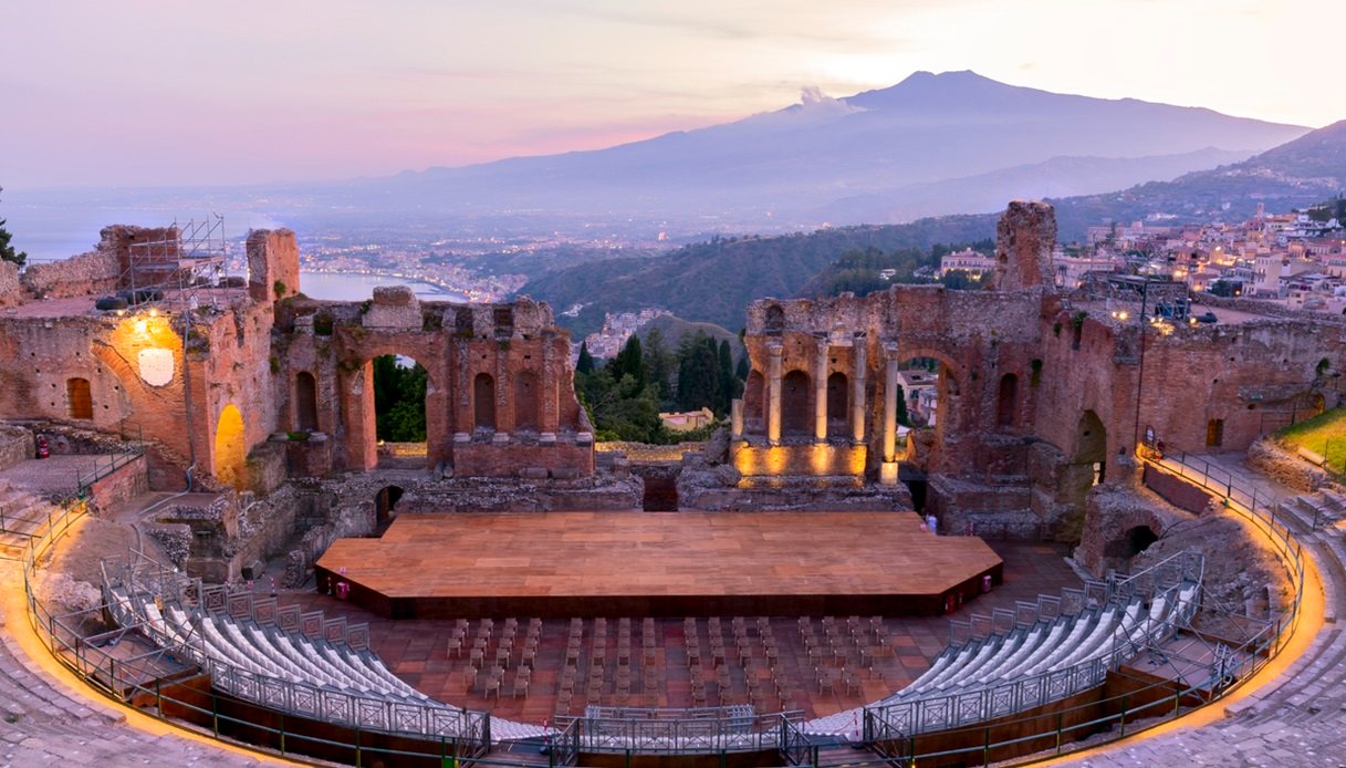 Teatro antico di Taormina, in Sicilia