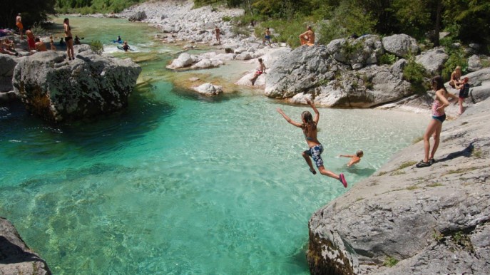 Valle dell’Isonzo; tra natura, sport e wild swimming