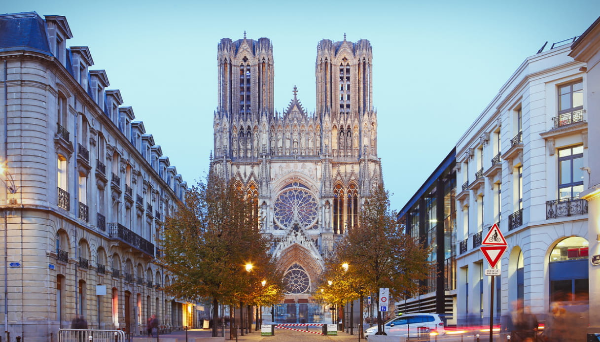 La Cattedrale di Reims in Francia