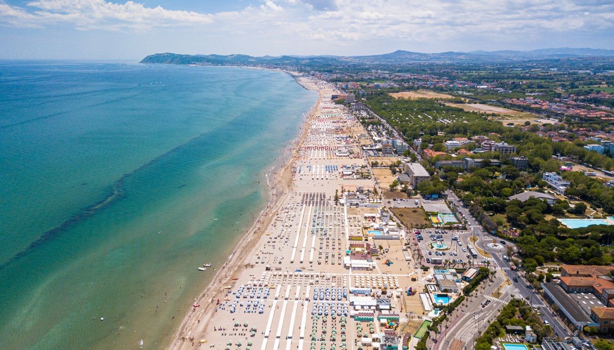 La costa dell'Emilia Romagna che ospiterebbe l'Atlantide italiana