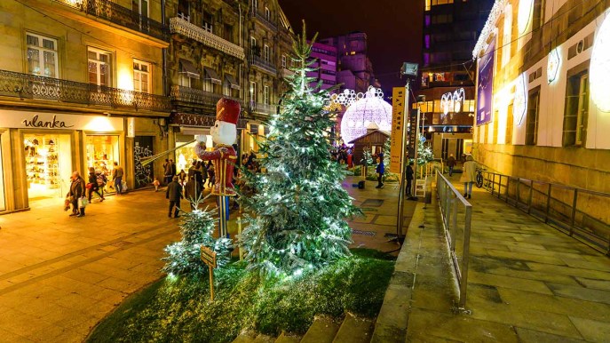 Vigo: la cittadina spagnola è già pronta al Natale