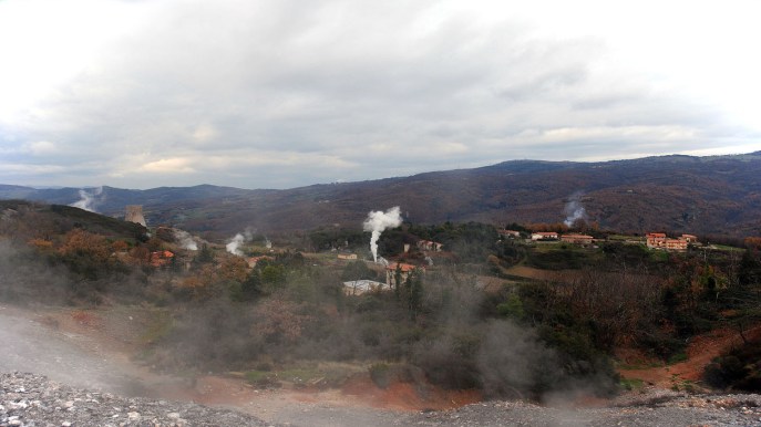 A Sasso Pisano, dove ci sono i geyser d’Italia