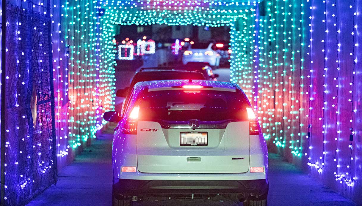 Holidays in your Car Drive in California il Natale si celebra in auto