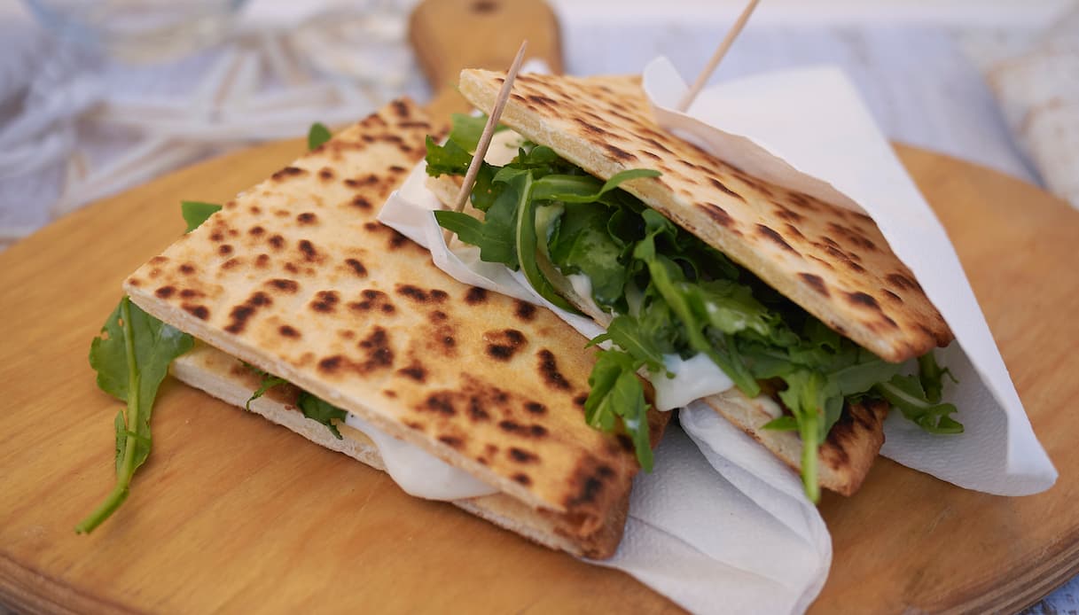 piadina squacquerone rucola