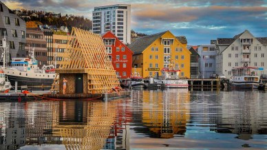 Destinazione Norvegia: le saune artiche galleggianti immerse nella natura