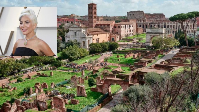 Lady Gaga e la casa a Roma con affaccio sui Fori Imperiali