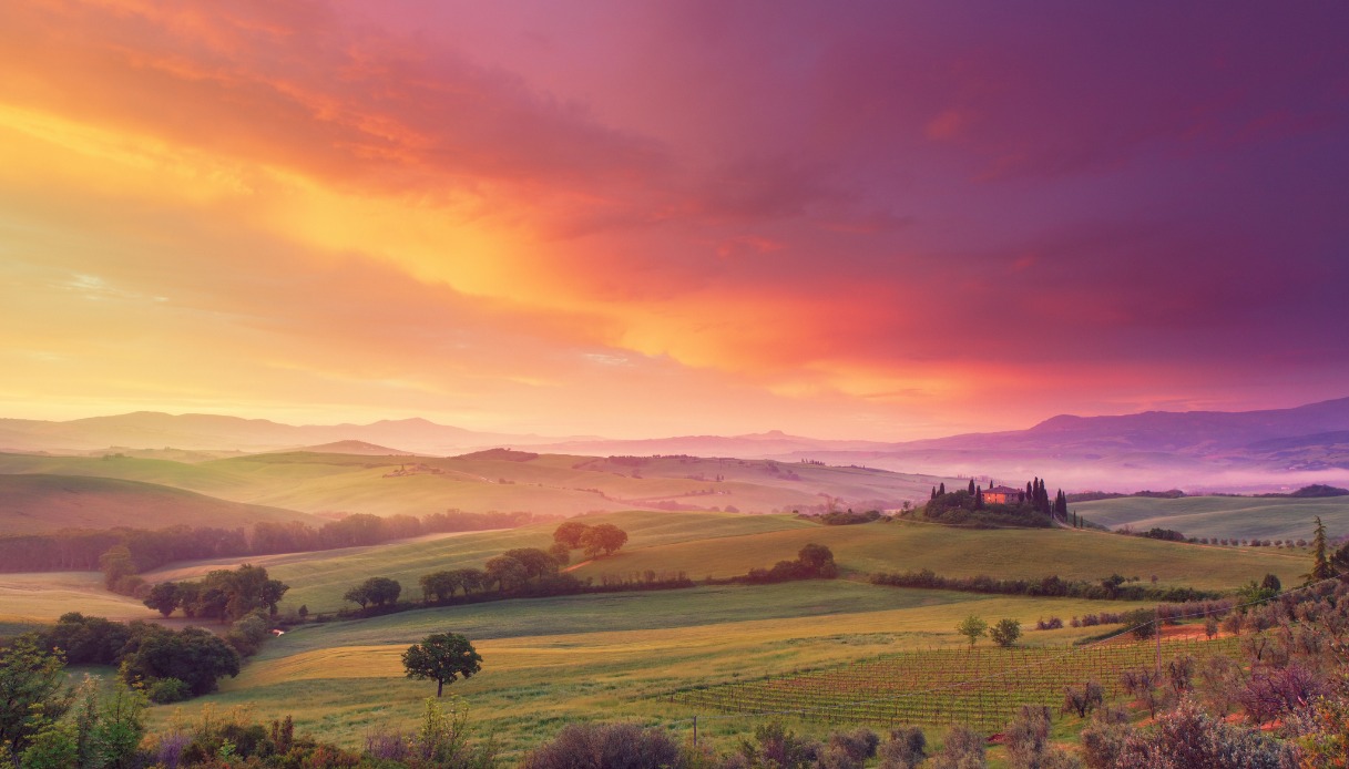 Val d'orcia alba