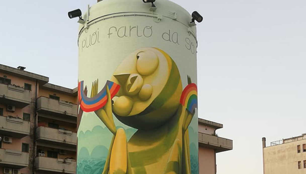 silos street art