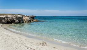 Spiaggia San Foca, cartolina pugliese