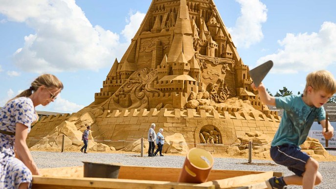 È il castello di sabbia più grande del mondo e si trova dove non te lo aspetti