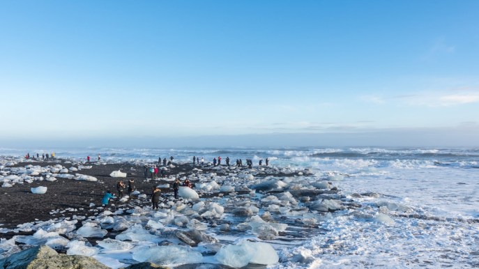 Breiðamerkursandur, la spiaggia di diamanti è in Islanda