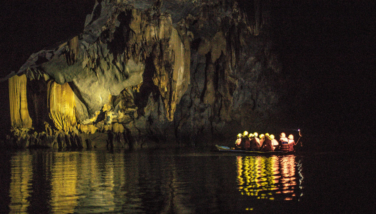 fiume sotterraneo di Puerto Princesa 