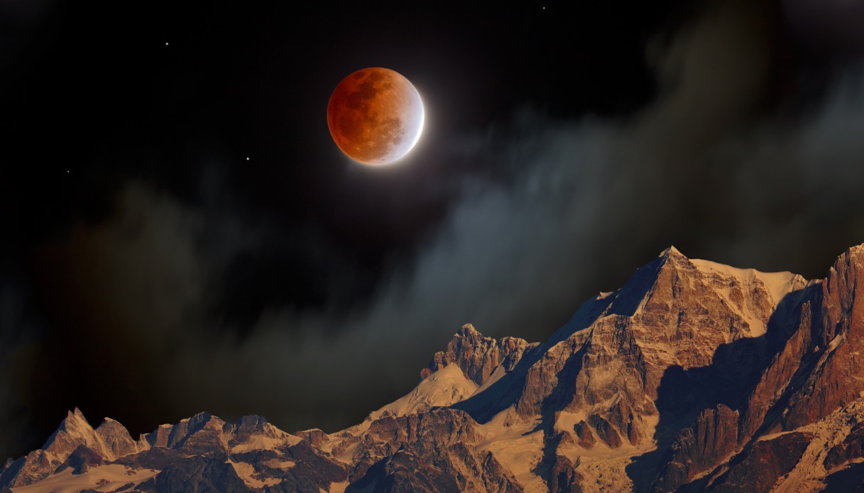 eclissi lunare Luna del Castoro