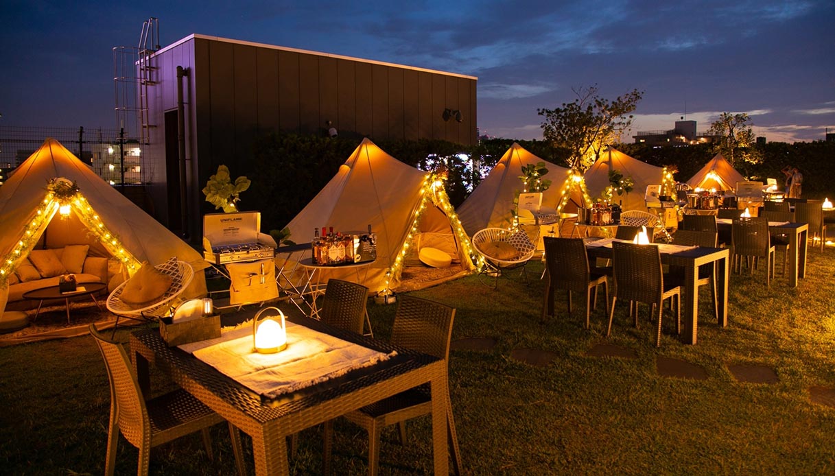 glamping sotto la torre