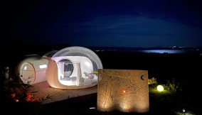 Glamping bubble room nel Lazio