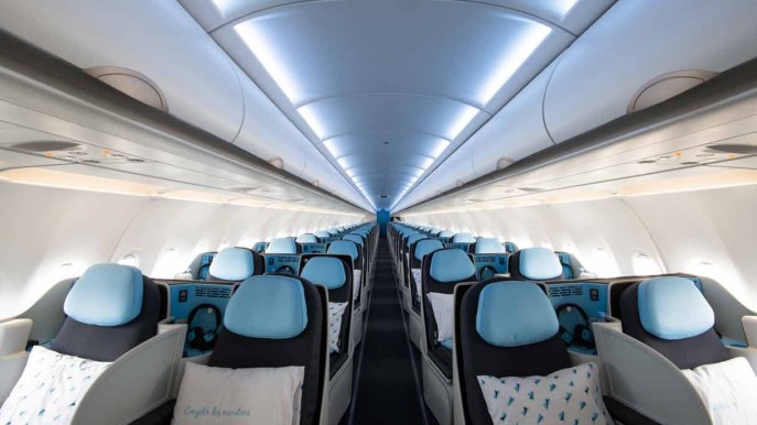 Decolla da Milano la prima compagnia aerea con posti solo Business Class