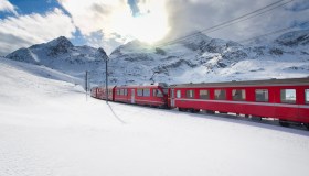 Sul Treno Rosso del Bernina, il trenino dell’amore