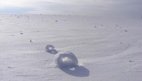 Snow Roller: dove ammirare le curiose ruote di neve