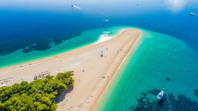 Zlatni Rat, la spiaggia che cambia forma nel tempo