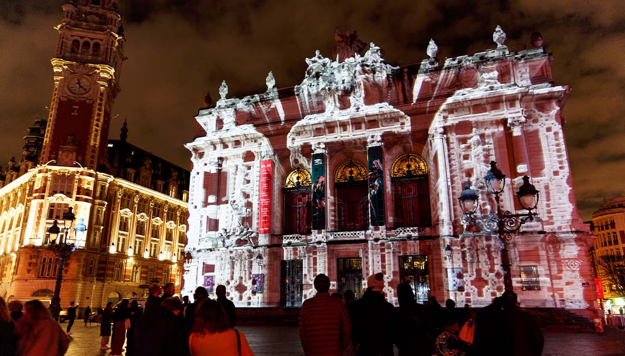 Lille's opera, Video Mapping Festival