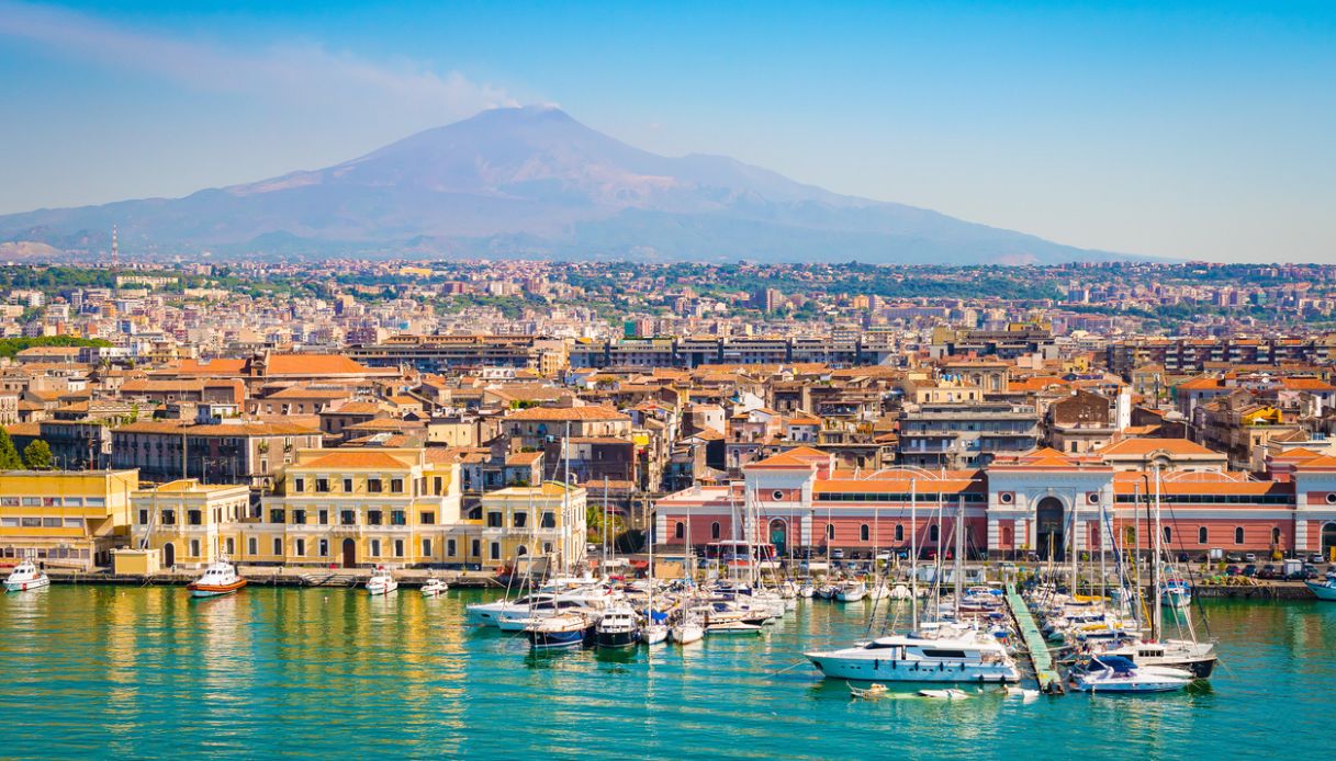 Porto di Catania, in Sicilia