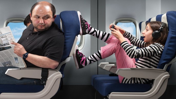 I passeggeri più noiosi in volo: il nuovo studio