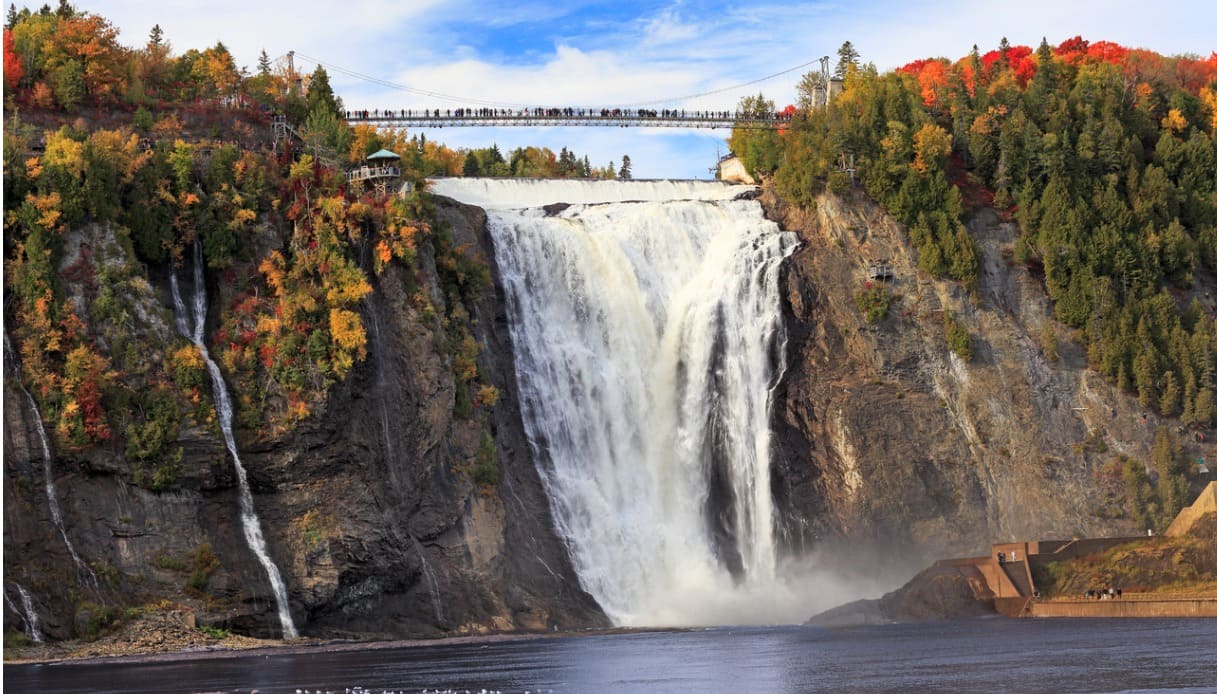 cascate montmorency canada