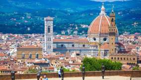 La vista panoramica su Firenze dal Forte Belvedere