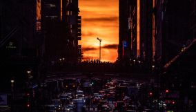 Manhattanhenge East 42nd Street