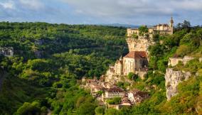 Rocamadour, sopra a un canyon