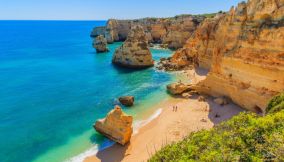 Spiaggia di Marinha Portogallo