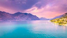 Un tramonto sul Lago di Garda