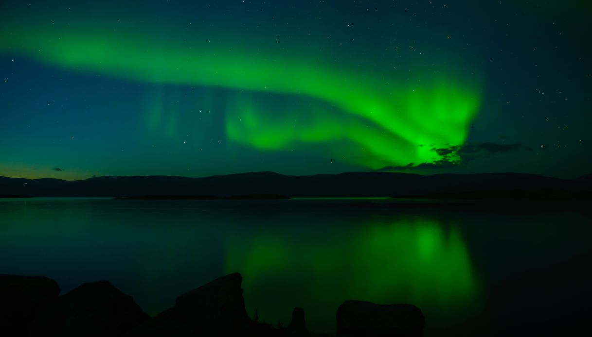 Aurora boreale vista da Abisko