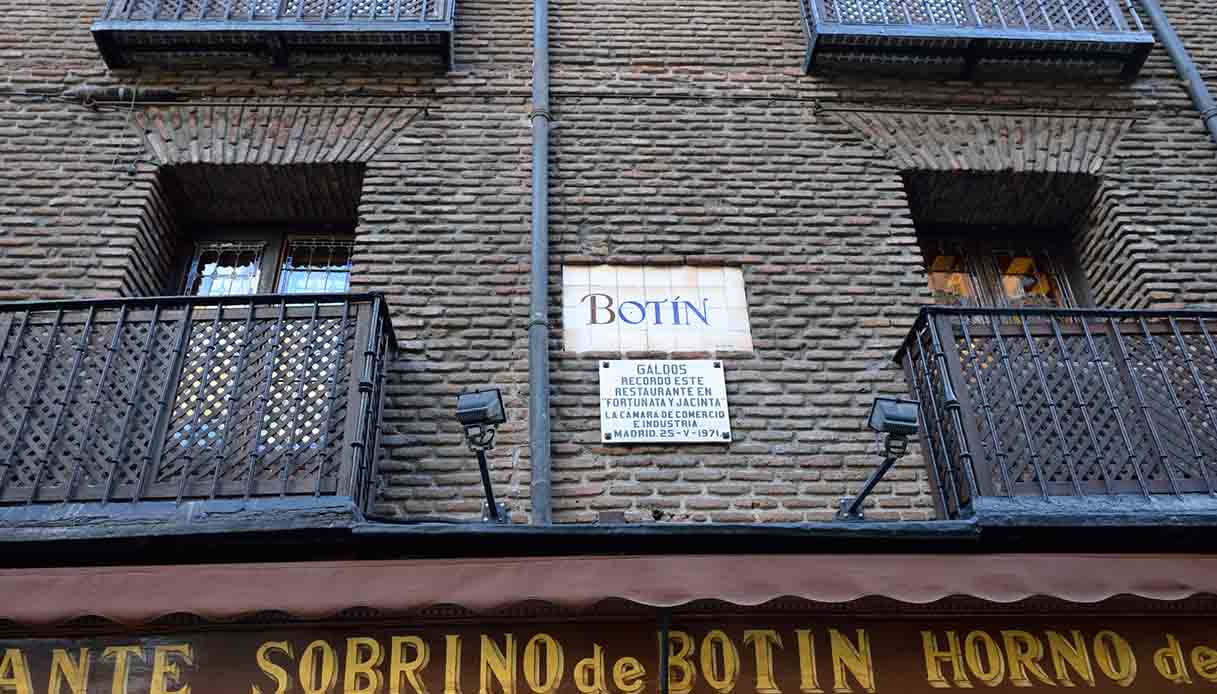 Il Ristorante Botin a Madrid, in assoluto il più antico del mondo