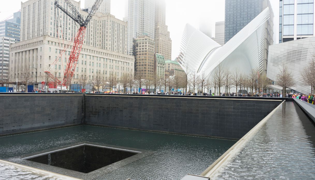 Il Memorial costruito dopo l'11 settembre