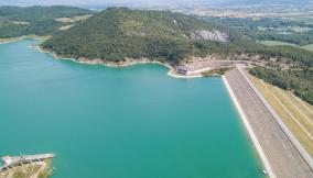 Vista del Lago di Montedoglio